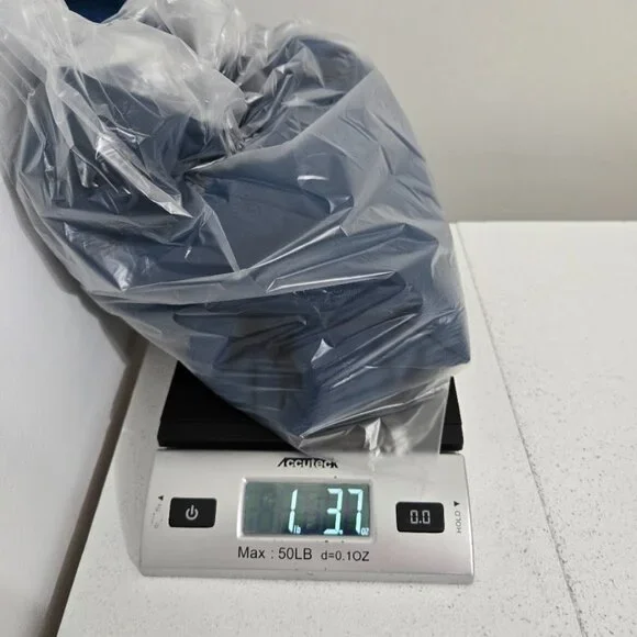 Skies Are Blue Raja Collarless Blazer Sz 2X Teal Open Career 3/4 Ruched Sleeves - Picture 10 of 10